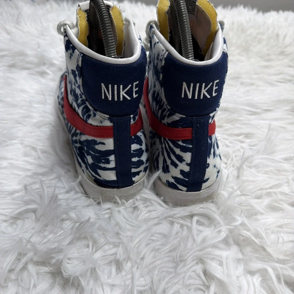 Nike Shoes Blazer '77 Vintage Mid Blue Tie-Dye Size 14 CZ7874-600 Canvas Sneaker